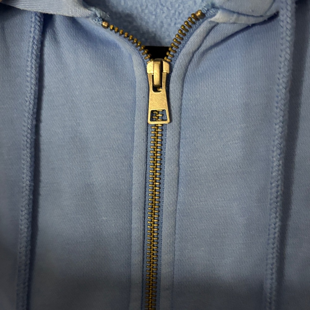 Universal Thread Light Blue Zip-Up Jacket - Picture 3 of 5